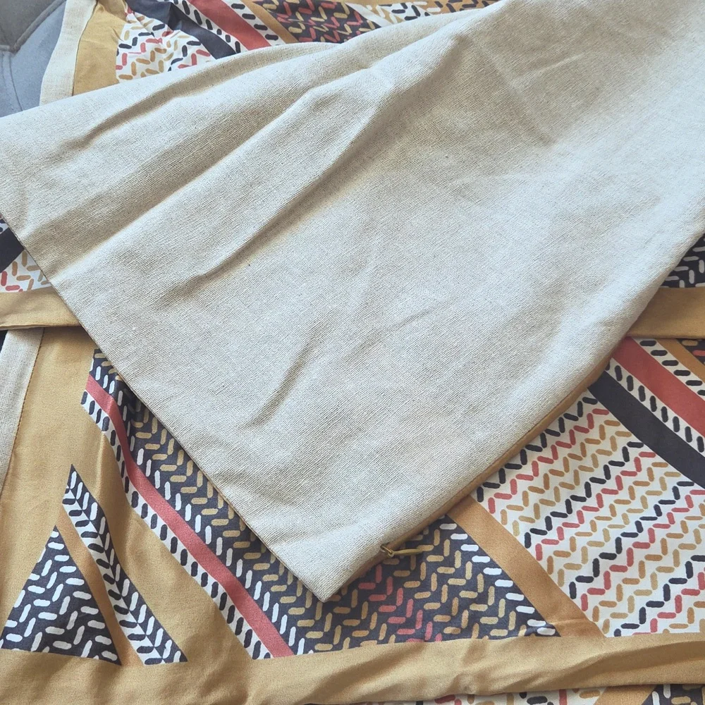 West Elm Multicolor Geometric Pillow 3 Covers
